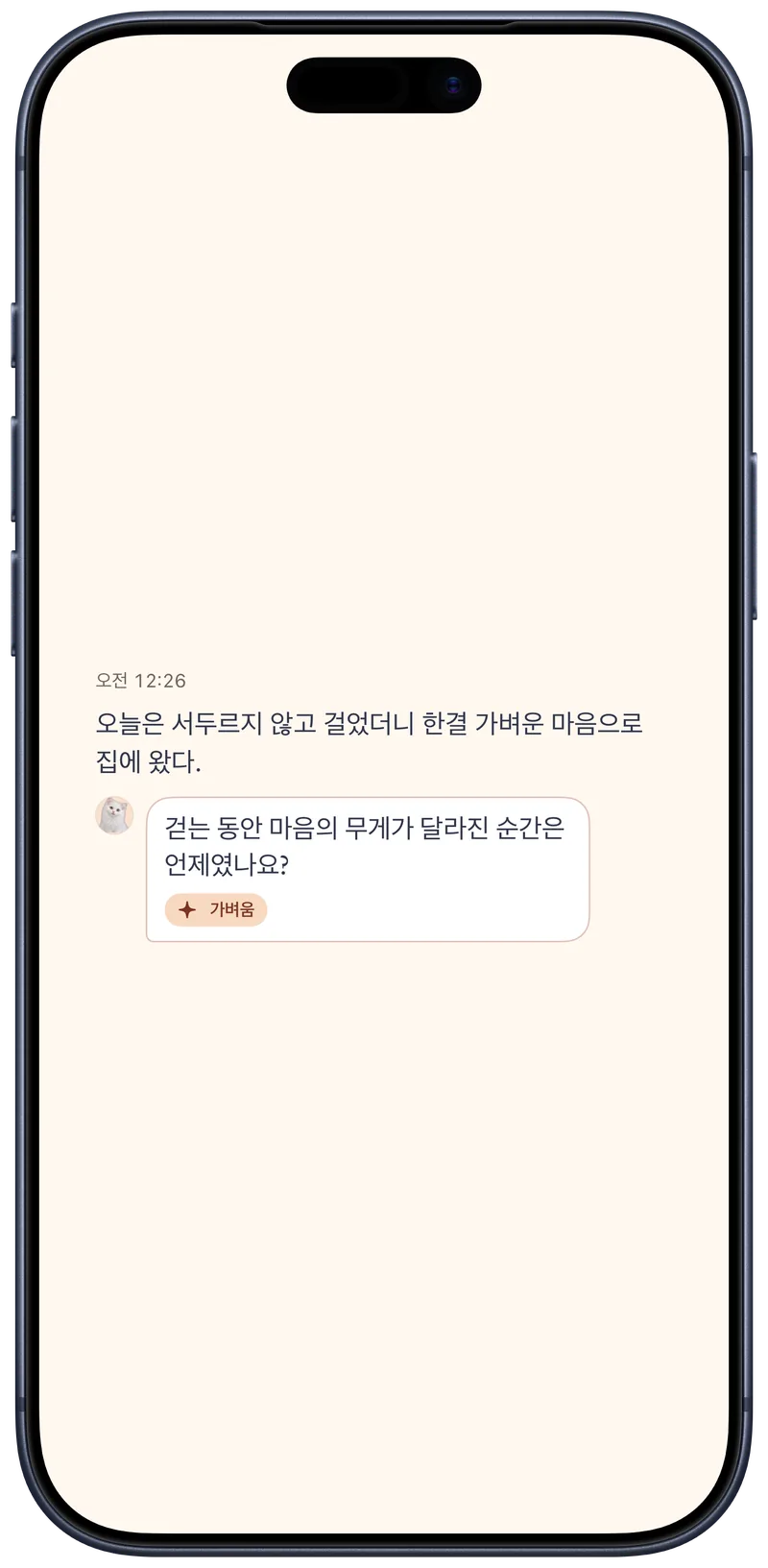 저널 기록과 Okito의 후속 질문